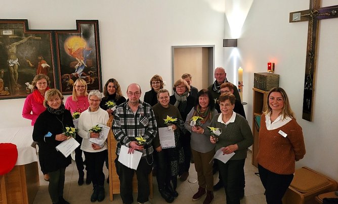 Ehrenamtlichen Helfern wurde gedankt (Foto: Eichsfeldkilikum)