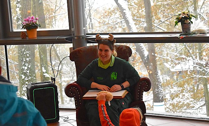 Adventsveranstaltung im B&auml;renpark (Foto: Alternativer B&auml;renpark Worbis)