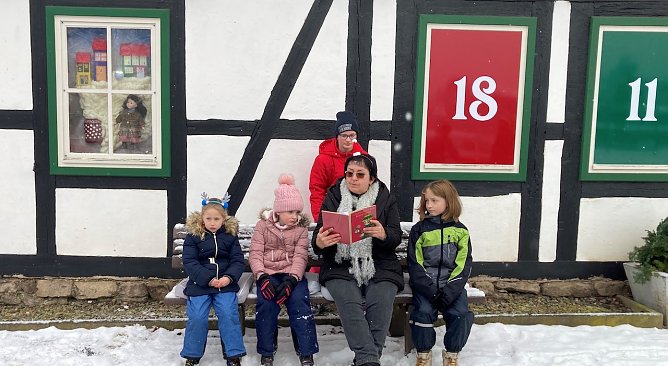 Adventskalender am Stadtmuseum Ellrich (Foto: Martina Koppe i.A. der IG Stadtmuseum Ellrich)