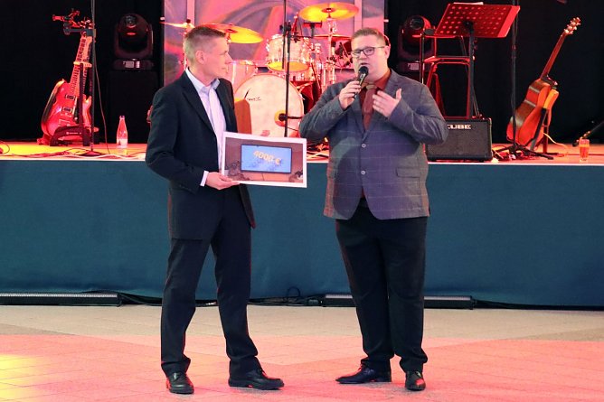 Michael Goede und Wehrf&uuml;hrer Alexander-Raphael Beck (Foto: Niklas-Finn Beck )