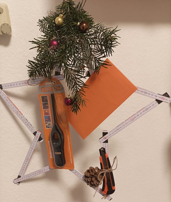 Weihnachtsstern für Handwerker (Foto: Thomas Leipold) Weihnachtsstern für Handwerker (Foto: Thomas Leipold)