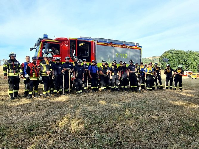 Respekt den Rettern - in Breitenbach hat man die Kameraden der Feuerwehr geehrt (Foto: Stadt Leinefelde-Worbis)