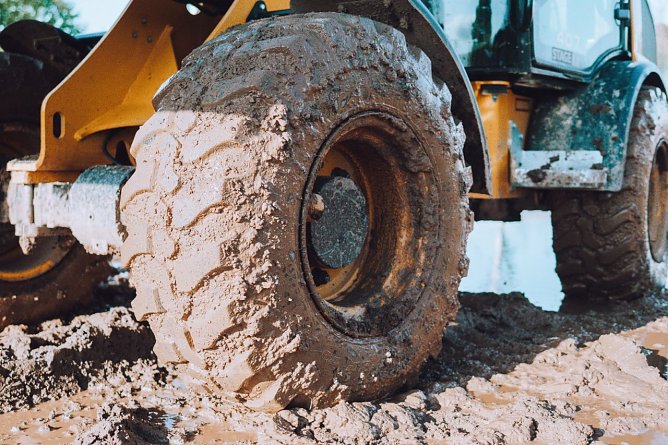 Baufahrzeuge am LGS Gel&auml;nde (Foto: Stadt Leinefelde-Worbis)