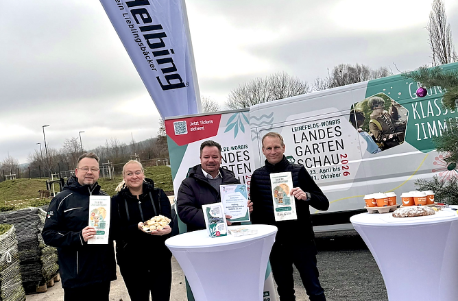 Die Landesgartenschau Leinefelde-Worbis 2026 und B&auml;ckerei Helbing haben eine umfangreiche Marketing-Kooperation geschlossen. (Foto: Stadt Leinefelde-Worbis)