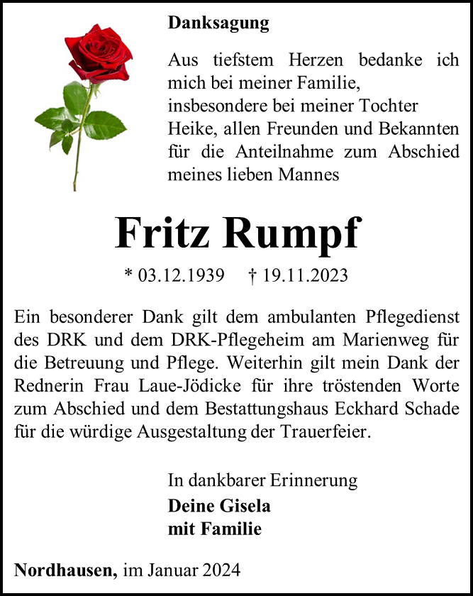 Danksagung (Foto: Schade)