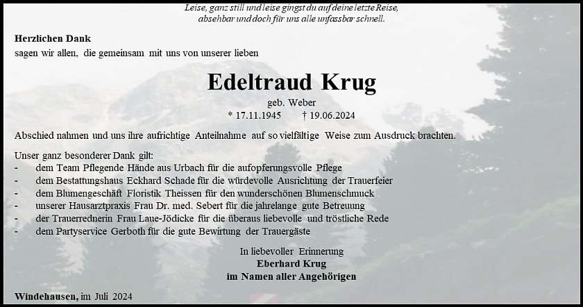 Danksagung (Foto: Schade)