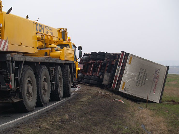 Lkw Unfall auf der B 4