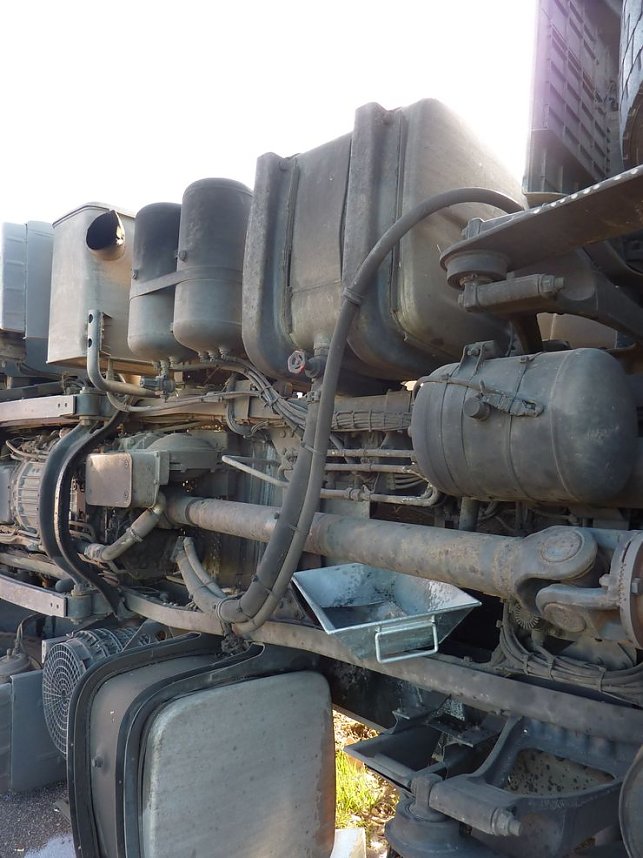 Umgekippter Lkw blockierte B4