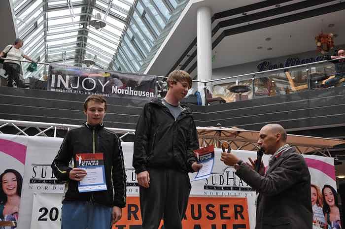 Siegerehrung in der Galerie