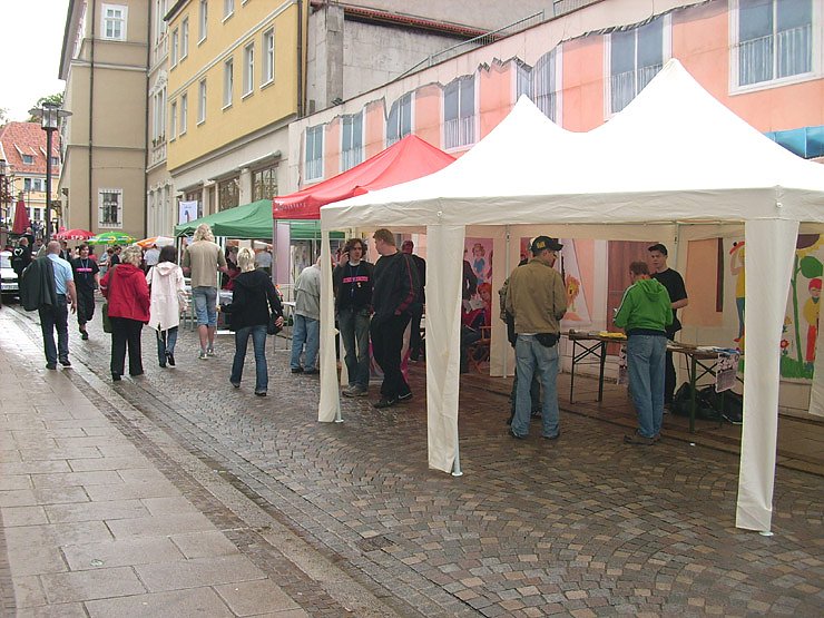 Demonstration gegen Neonazis