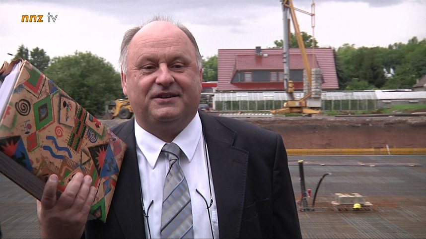 Grundsteinlegung f&uuml;r neues Autohaus