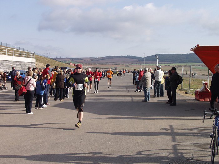 Lauf auf der Autobahn A71