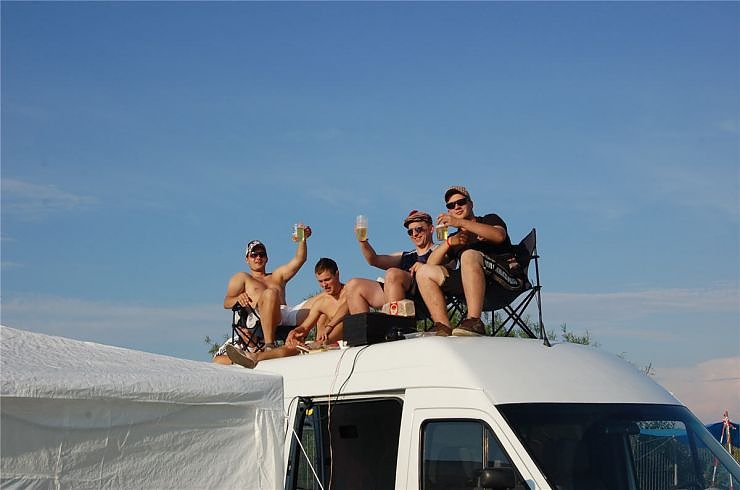 Party bis in die Nacht