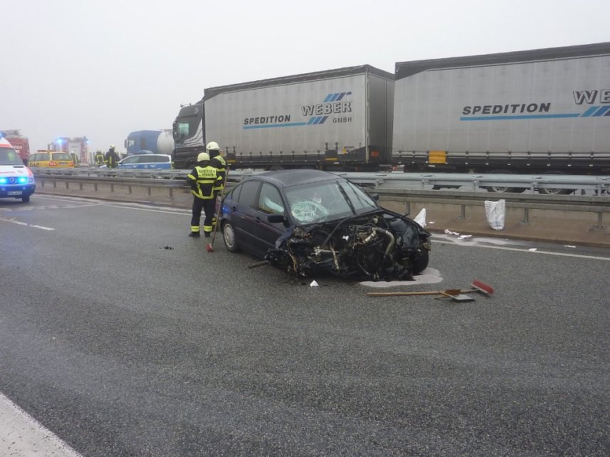 Chaos auf der Autobahn