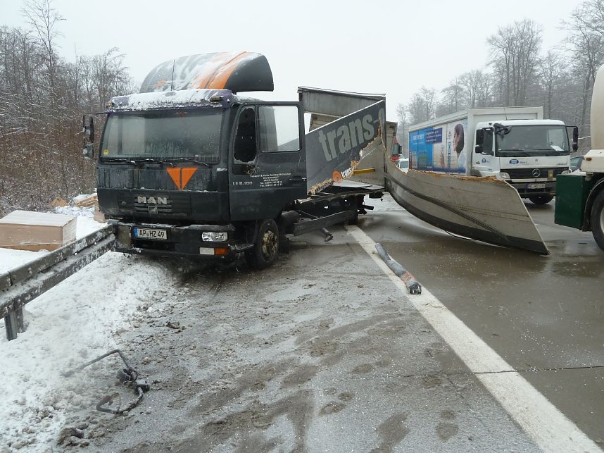 Chaos auf der A 4
