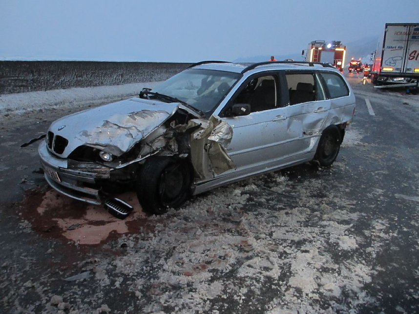 Unfall auf der Autobahn