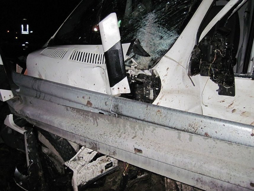 Crash auf der Autobahn