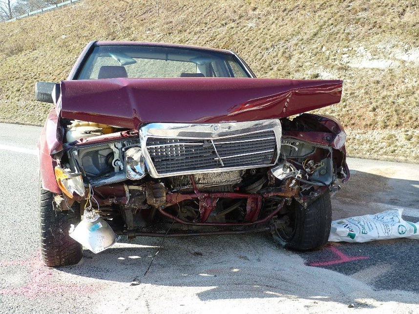 Unfall auf der Autobahn