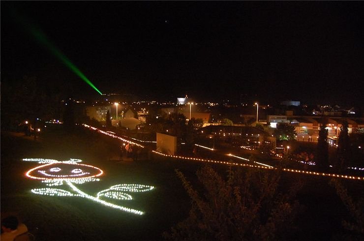 Lichterfest 2008 Petersberg Nordhausen