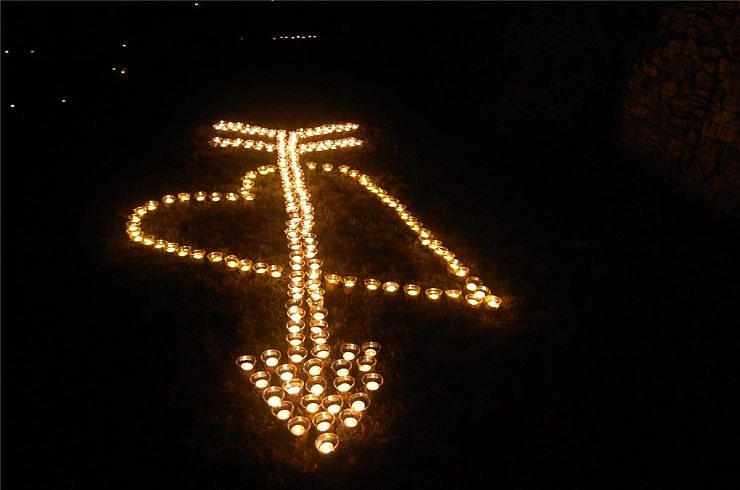 Lichterfest 2008 Petersberg Nordhausen