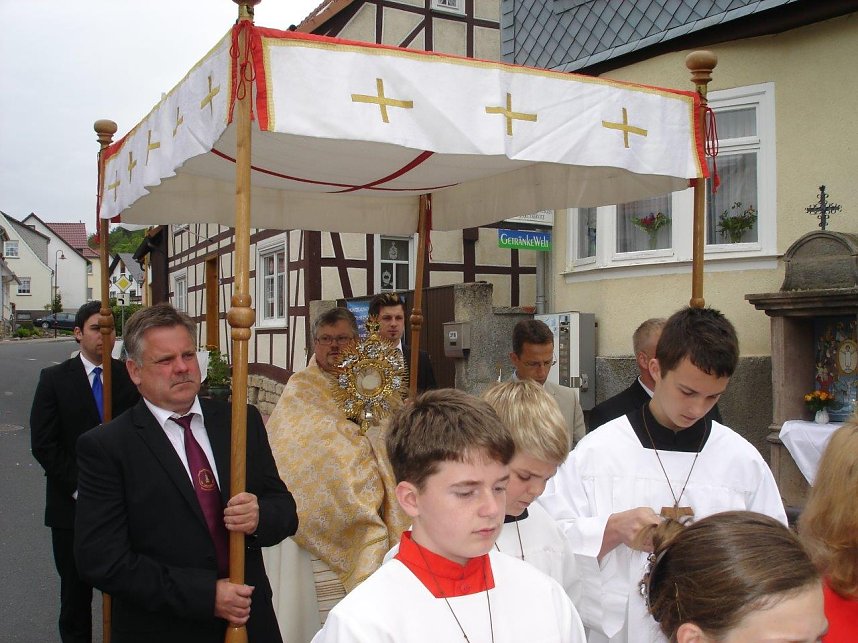 Fronleichnamprozession in Heuthen