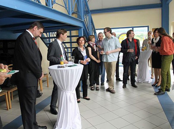 Lichtschau im Bergwerk