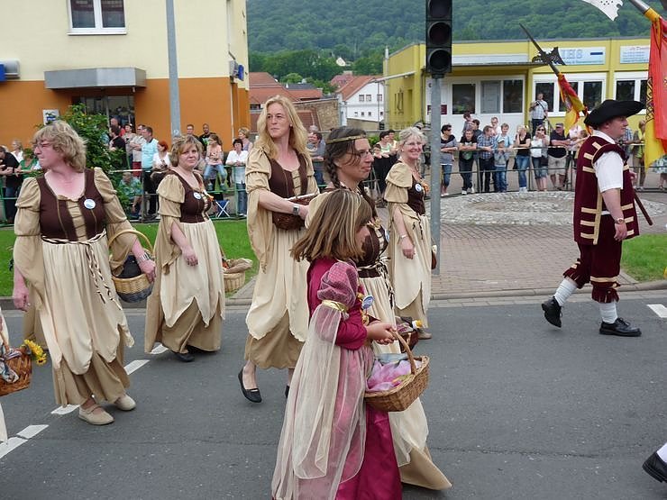 Gro&szlig;er Festumzug zum Th&uuml;ringentag