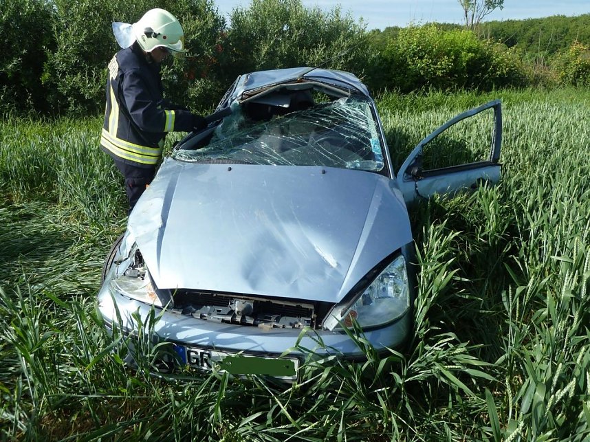 Crash auf der Autobahn