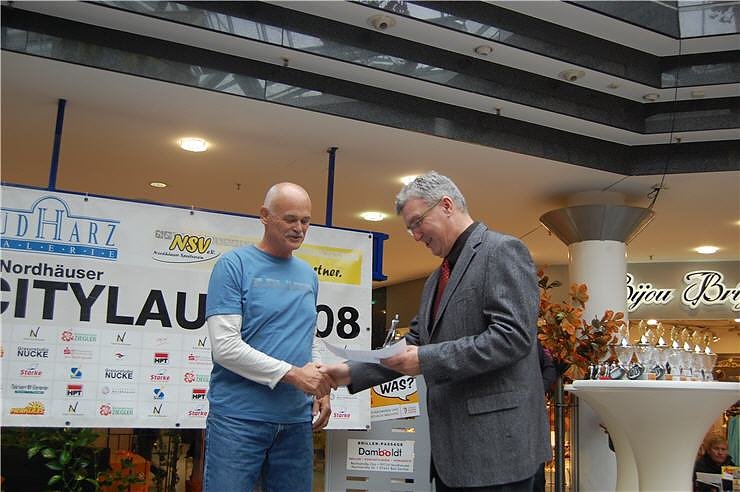 Siegerehrung Citylauf 2008