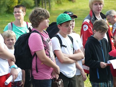 Junge Sanit&auml;ter im Wettstreit