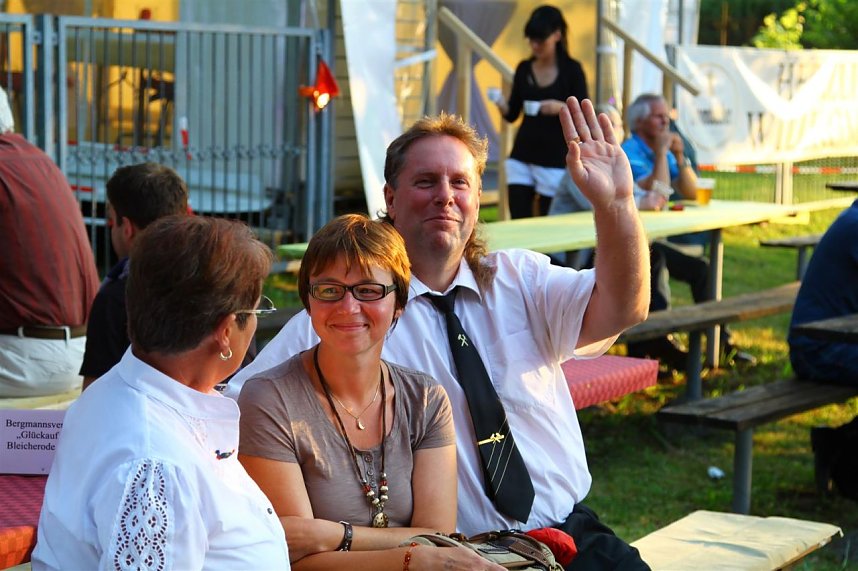 Auch am Samstag wurde gefeiert