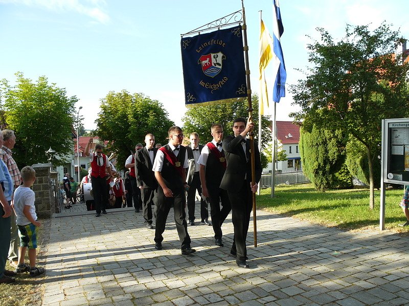 Ausgrabung und Beginn der Leinefelder Kirmes 2013