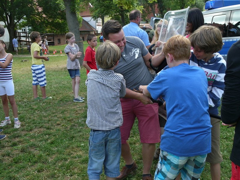 Polizeivorf&uuml;hrungen im Zeltlager der Johanniter
