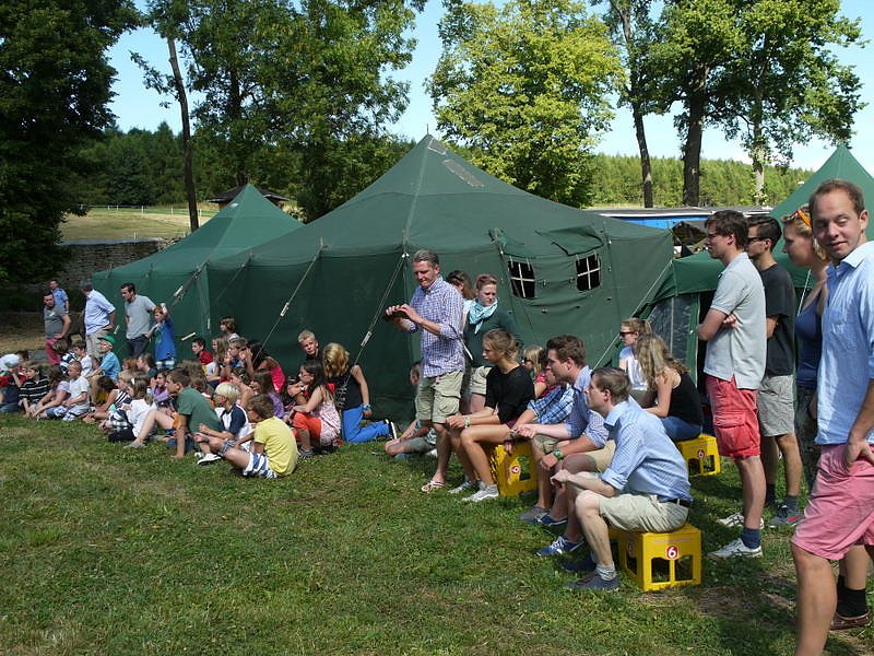 Polizeivorf&uuml;hrungen im Zeltlager der Johanniter