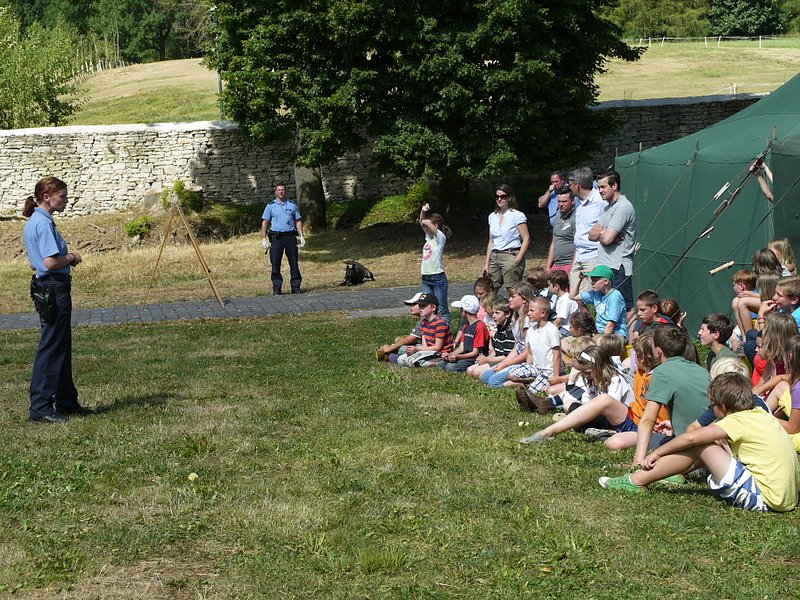 Polizeivorf&uuml;hrungen im Zeltlager der Johanniter