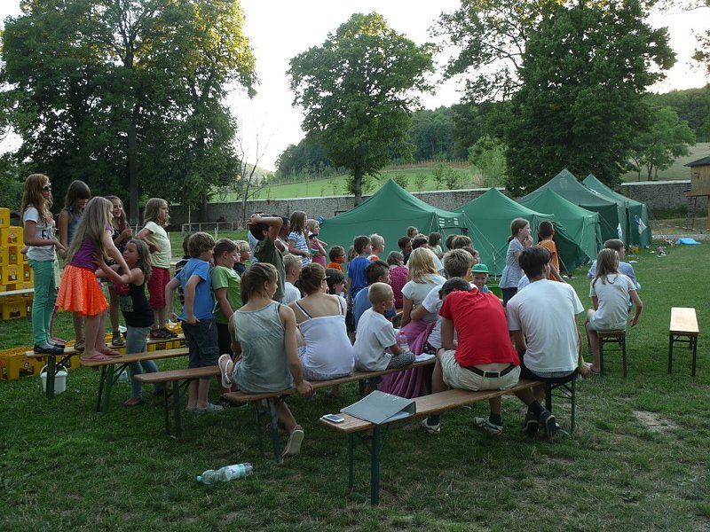 Abschlussabend des Zeltlagers der Johanniter