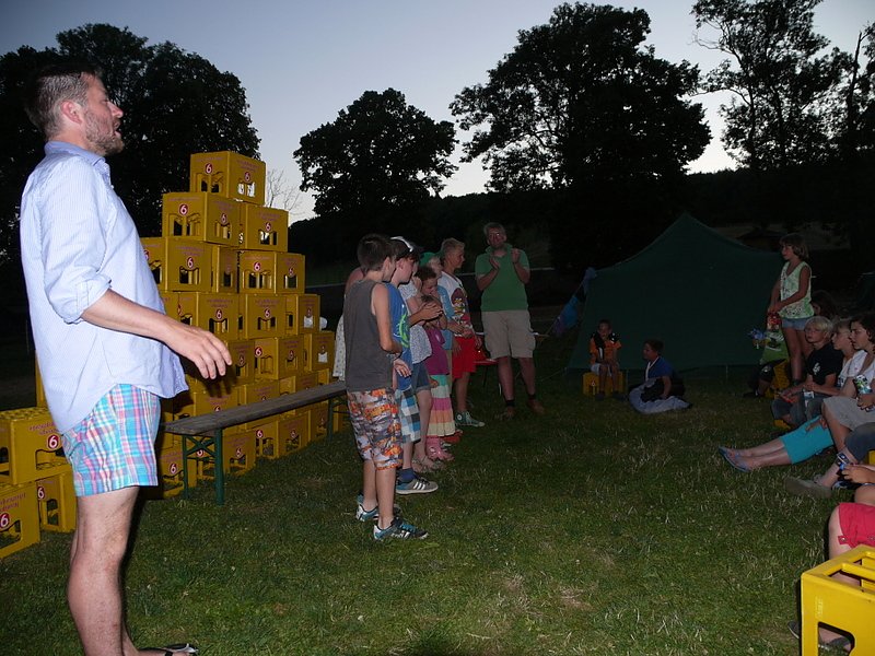 Abschlussabend des Zeltlagers der Johanniter