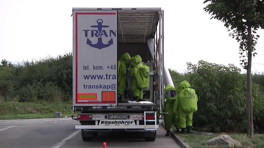 Giftige Substanz ausgetreten