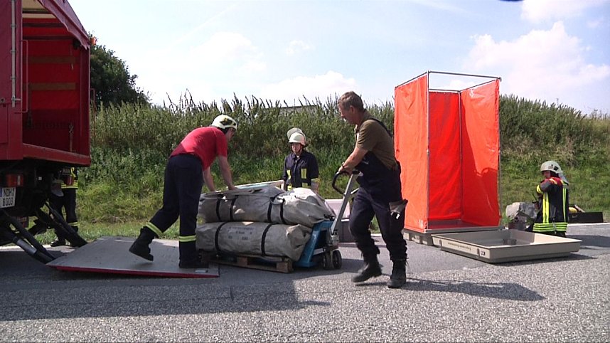 Giftige Substanz ausgetreten