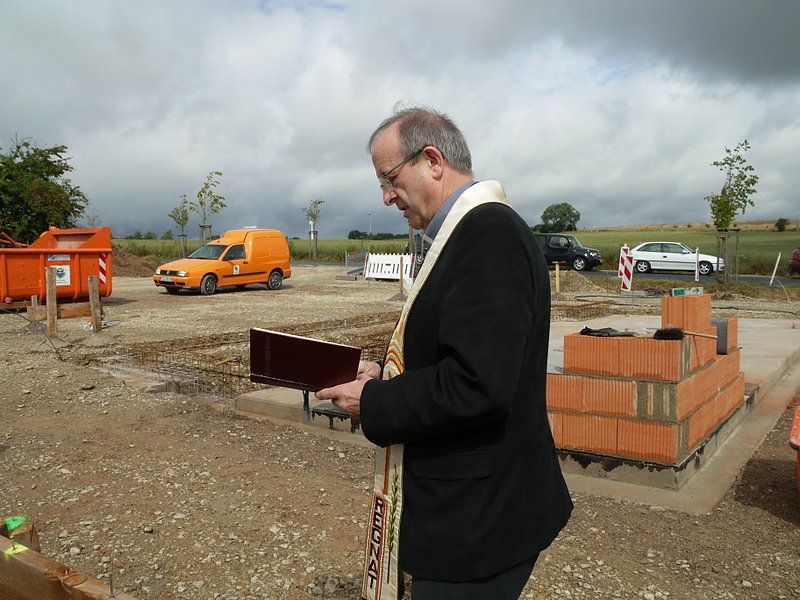 Grundsteinlegung Etzelsbach