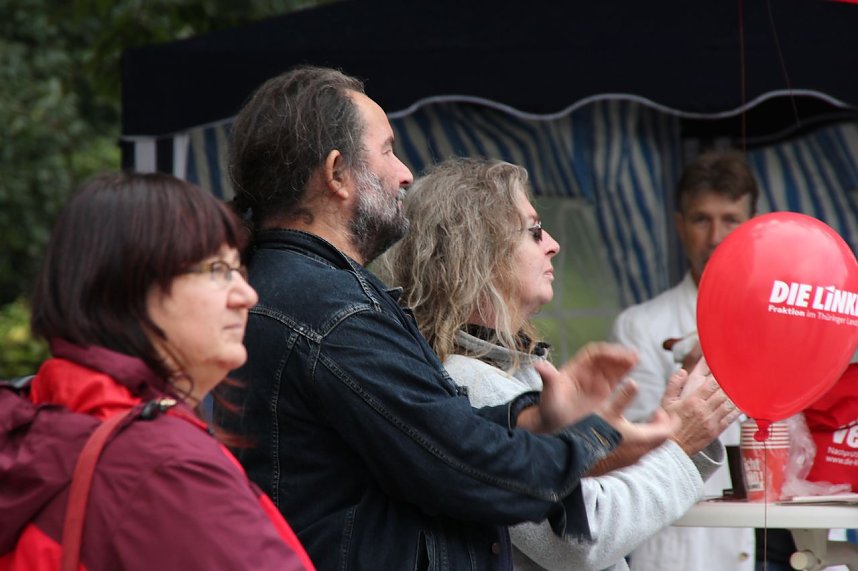 Linker Wahlkampf in Nordhausen