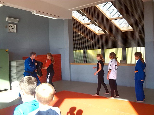 Schwimmer bei JuJutsu