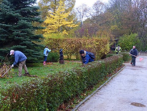 Saubermachen im B&auml;renpark