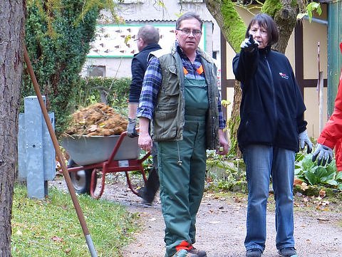 Saubermachen im B&auml;renpark