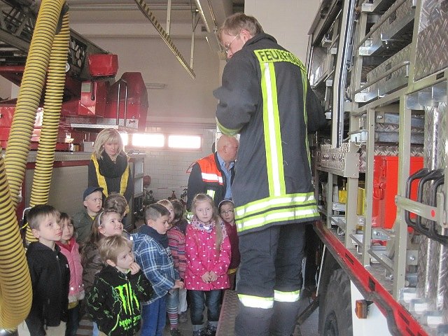 Zu Besuch bei der Feuerwehr