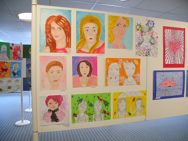 Unsere besten Arbeiten - Sch&uuml;lerausstellung in Leinefelde