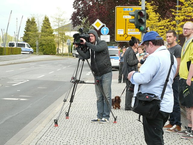 Protest gegen Neonazis