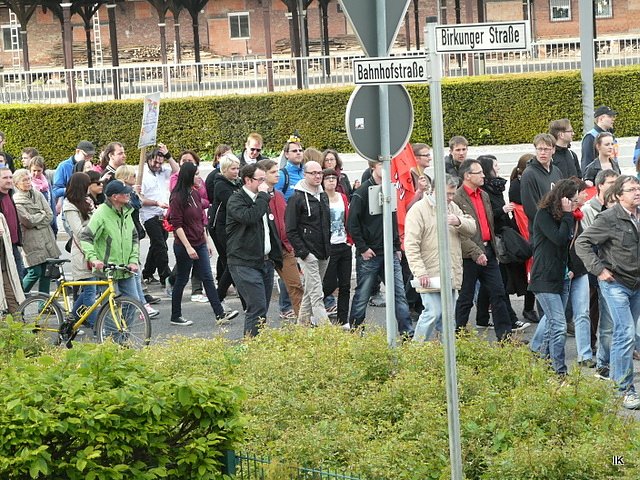 Protest gegen Neonazis