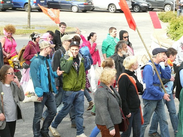 Protest gegen Neonazis