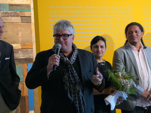 Ausstellungser&ouml;ffnung Close up Kuba